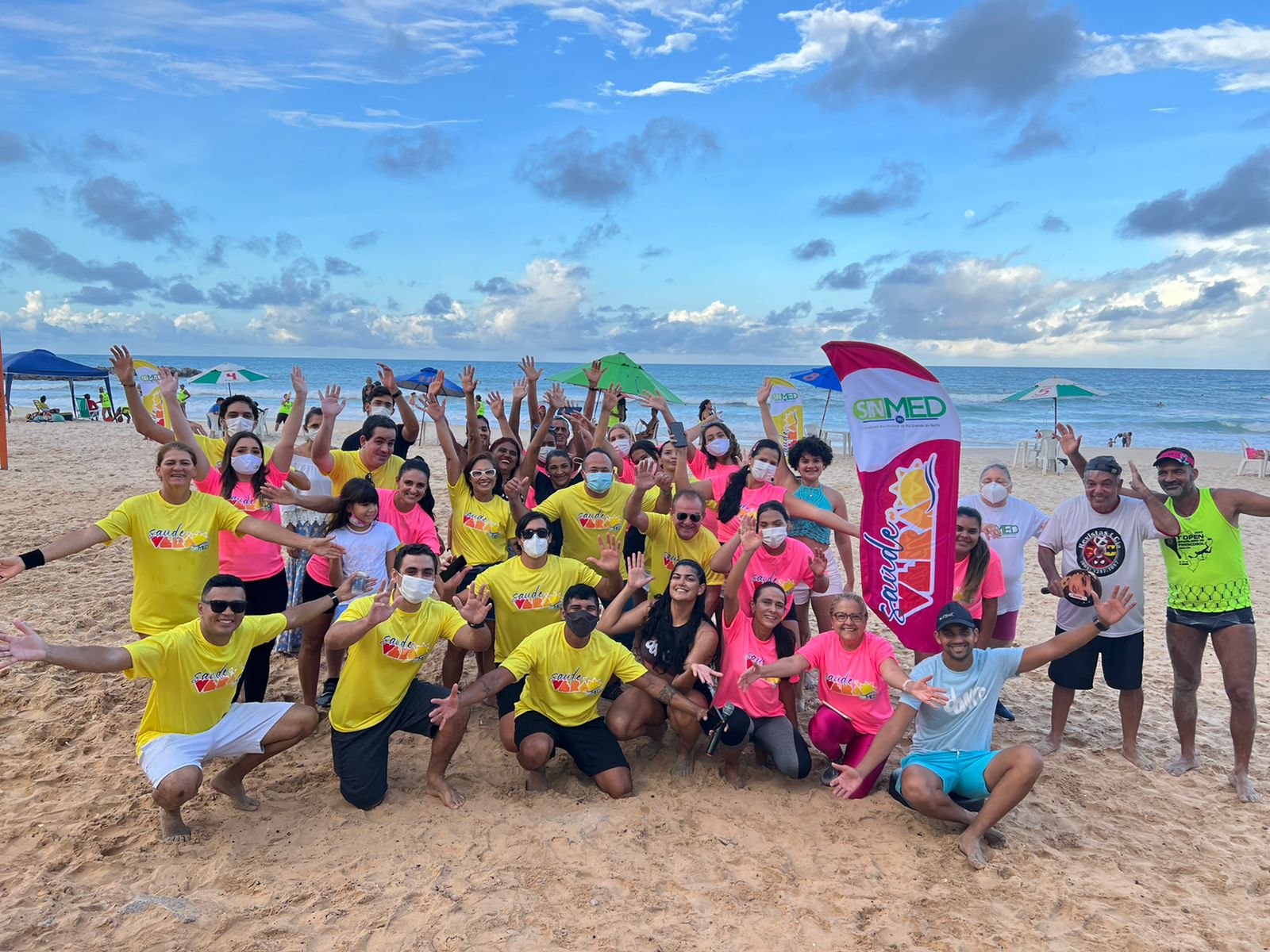 Praia de Miami recebeu primeira edição do Saúde Verão Sinmed RN
