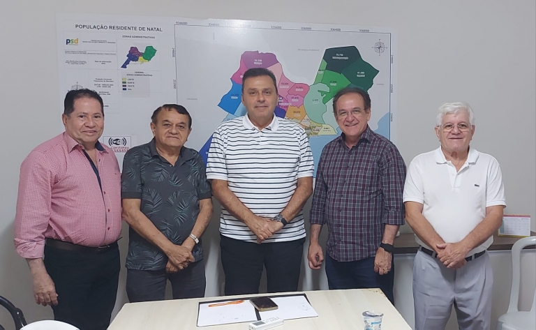 Sinmed se reúne com ex-prefeito de Natal para discutir situação da saúde na capital